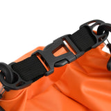 Dry Bag with Zipper Orange 30 L PVC - Rear View