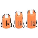 Dry Bag with Zipper Orange 30 L PVC - Low Angle