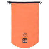 Dry Bag Orange 20 L PVC - Side View