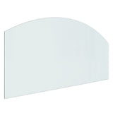 Fireplace Glass Plate 100x50 cm - Front View