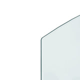 Fireplace Glass Plate 100x50 cm - Rear View