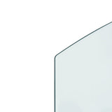 Fireplace Glass Plate 100x60 cm - Rear View