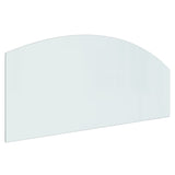 Fireplace Glass Plate 120x50 cm - Front View
