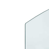Fireplace Glass Plate 100x50 cm - Rear View