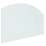 Fireplace Glass Plate 100x60 cm - Front View