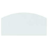 Fireplace Glass Plate 120x60 cm - Top-Down View