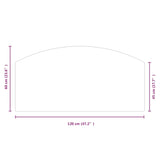 Fireplace Glass Plate 120x60 cm - Extra Image