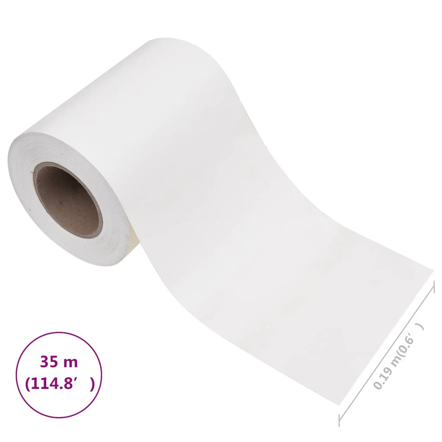 Privacy Strip PVC 35x0.19 m White