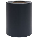Garden Privacy Screen PVC 35x0.19 m Matte Dark Grey - Top-Down View
