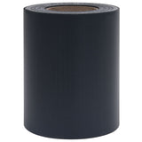 Garden Privacy Screens 4 pcs PVC 35x0.19 m Matte Dark Grey - Top-Down View