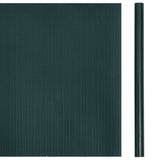 Garden Privacy Screens 4 pcs PVC 35x0.19 m Matte Green - Low Angle