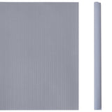 Garden Privacy Screen PVC 35x0.19 m Matte Light Grey - Side View