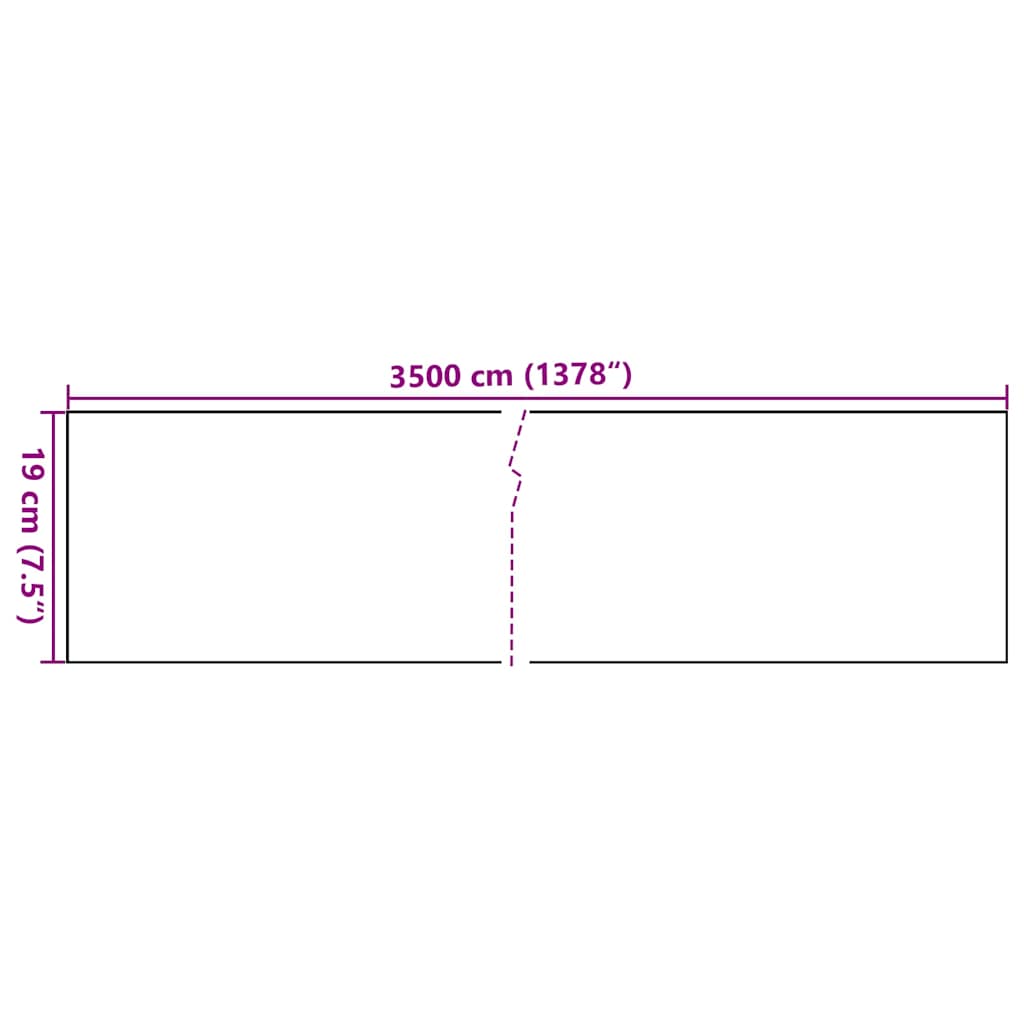 Privacy Strip PVC 35x0.19 m