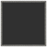 Garden Table Grey 90x90x75 cm Poly Rattan - Top-Down View