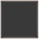 Garden Table Brown 90x90x75 cm Poly Rattan