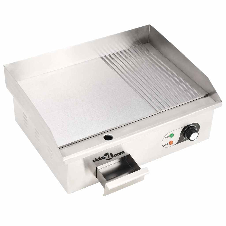 Electric Griddle Stainless Steel 3000 W 54x41x24 cm