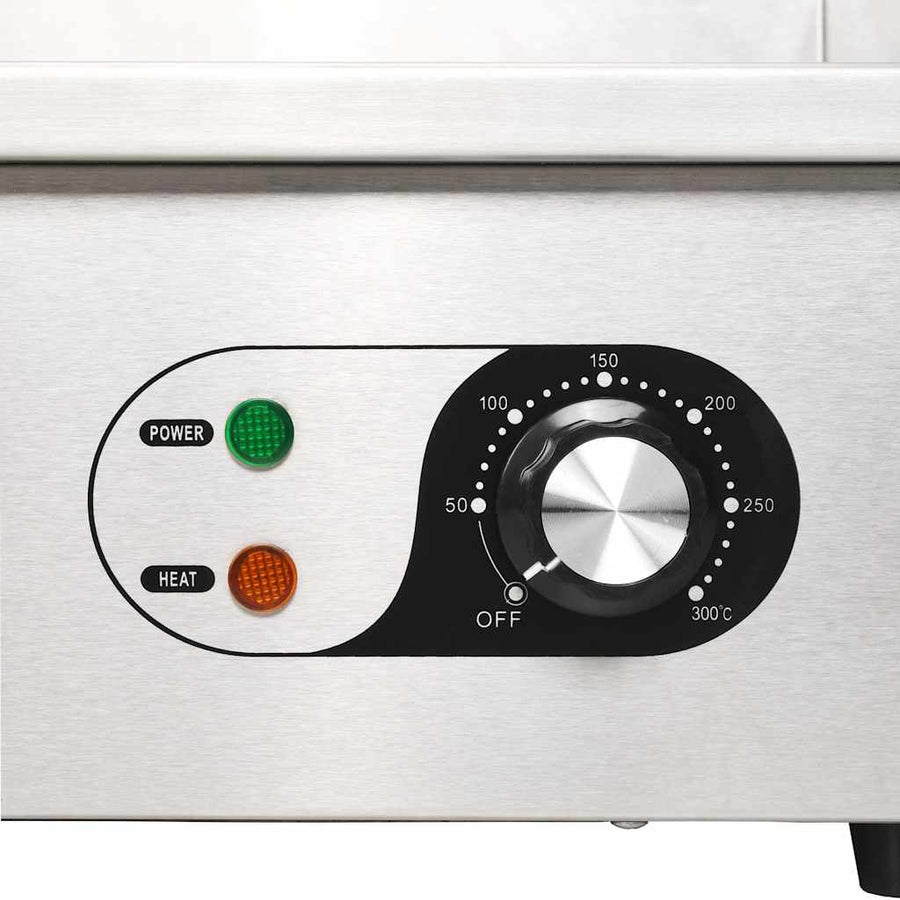 Electric Griddle Stainless Steel 3000 W 54x41x24 cm