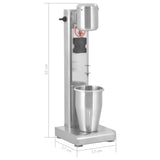 Milkshake Mixer Stainless Steel 1 L - Extra Image