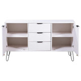 Sideboard "New York" White Solid Pine Wood