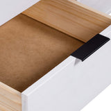 Sideboard "New York" White Solid Pine Wood