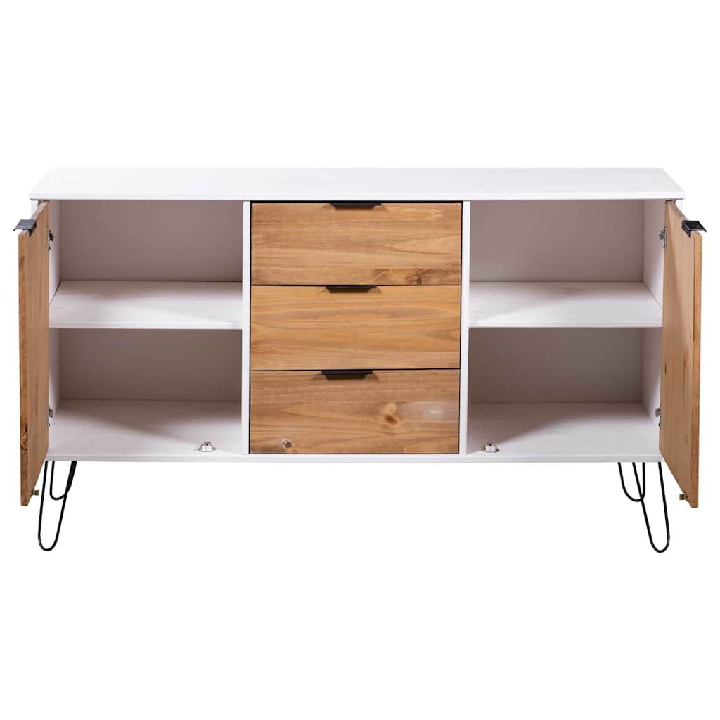 Sideboard New York 130,6 x 43 x 73,6 cm Solid pine wood