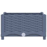 Raised Bed 40x40x23 cm Polypropylene - Side View