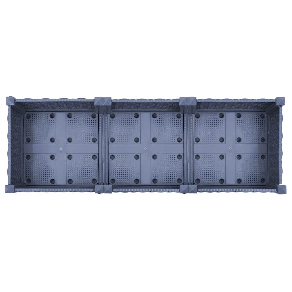 Raised Bed 120x40x23 cm Polypropylene