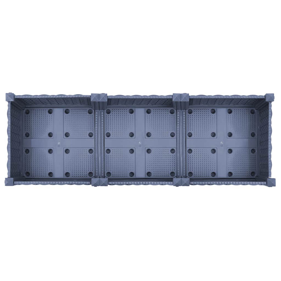 Raised Bed 120x40x23 cm Polypropylene
