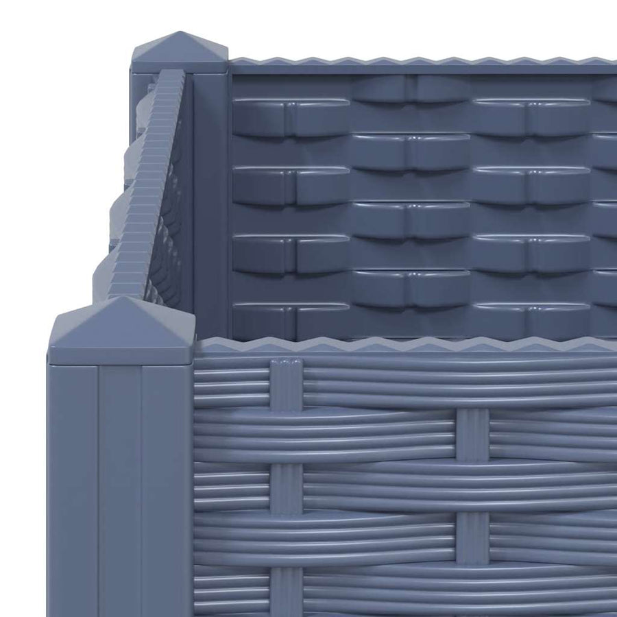 Raised Bed 120x40x23 cm Polypropylene