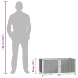 Raised Bed 80x40x38 cm Polypropylene - Extra Image