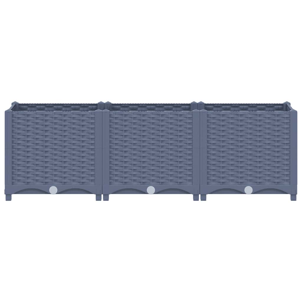 Raised Bed 120x40x38 cm Polypropylene