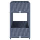 Raised Bed 120x40x71 cm Polypropylene - Top-Down View