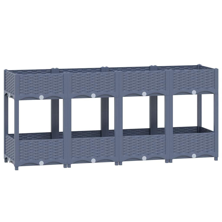Raised Bed 160x40x71 cm Polypropylene