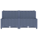 Raised Bed 80x80x38 cm Polypropylene