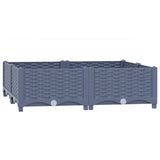 Raised Bed 80x80x23 cm Polypropylene