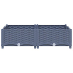 Raised Bed 80x80x23 cm Polypropylene