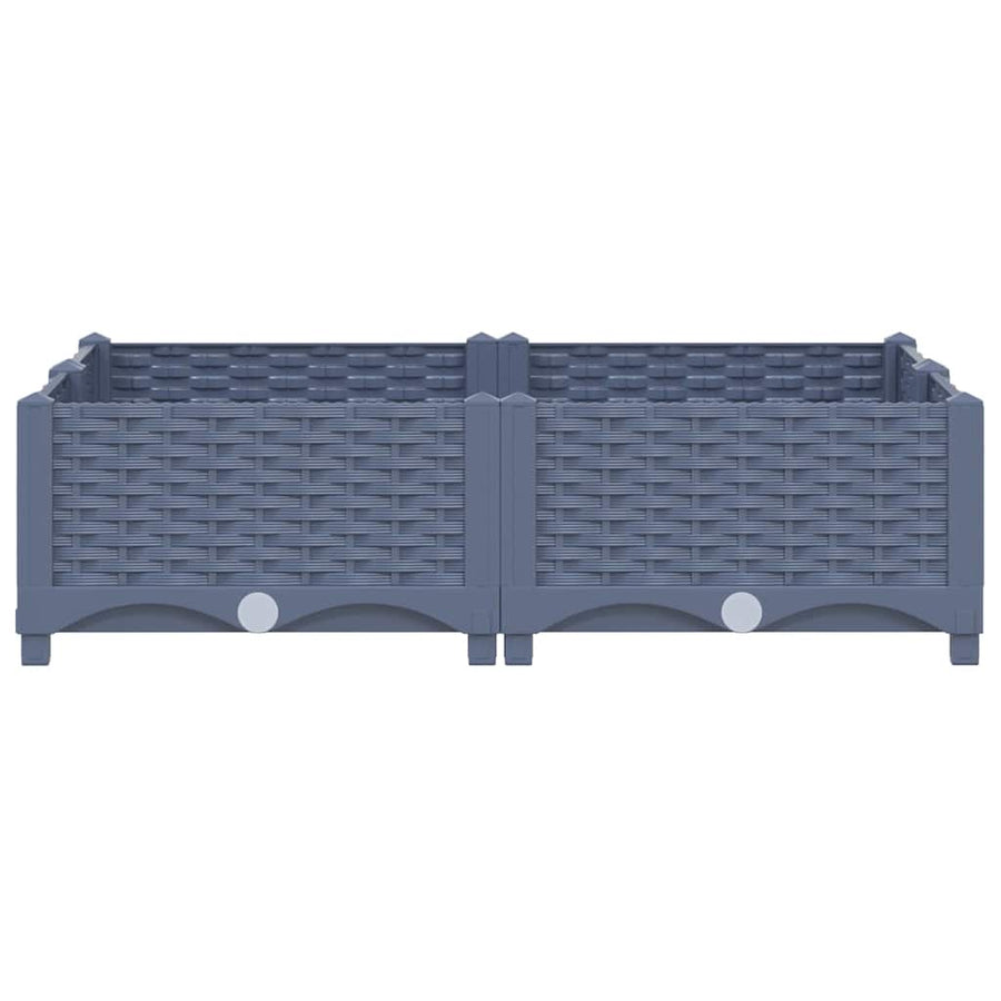 Raised Bed 80x80x23 cm Polypropylene