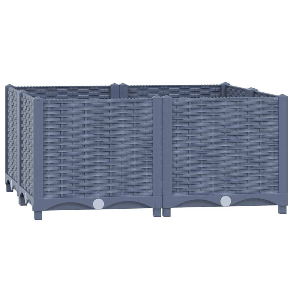 Raised Bed 80x80x38 cm Polypropylene