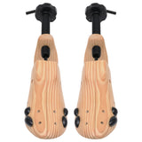 Shoe Trees 2 Pairs Size 36-40 Solid Wood Pine