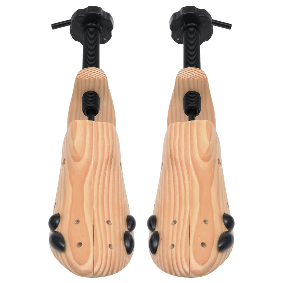 Shoe Trees 2 Pairs Size 41-46 Solid Wood Pine