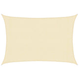 Sunshade Sail 160 g/mÂ² Cream 3x4 m HDPE