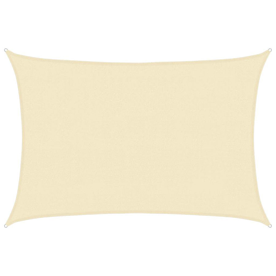 Sunshade Sail 160 g/mÂ² Cream 4x5 m HDPE