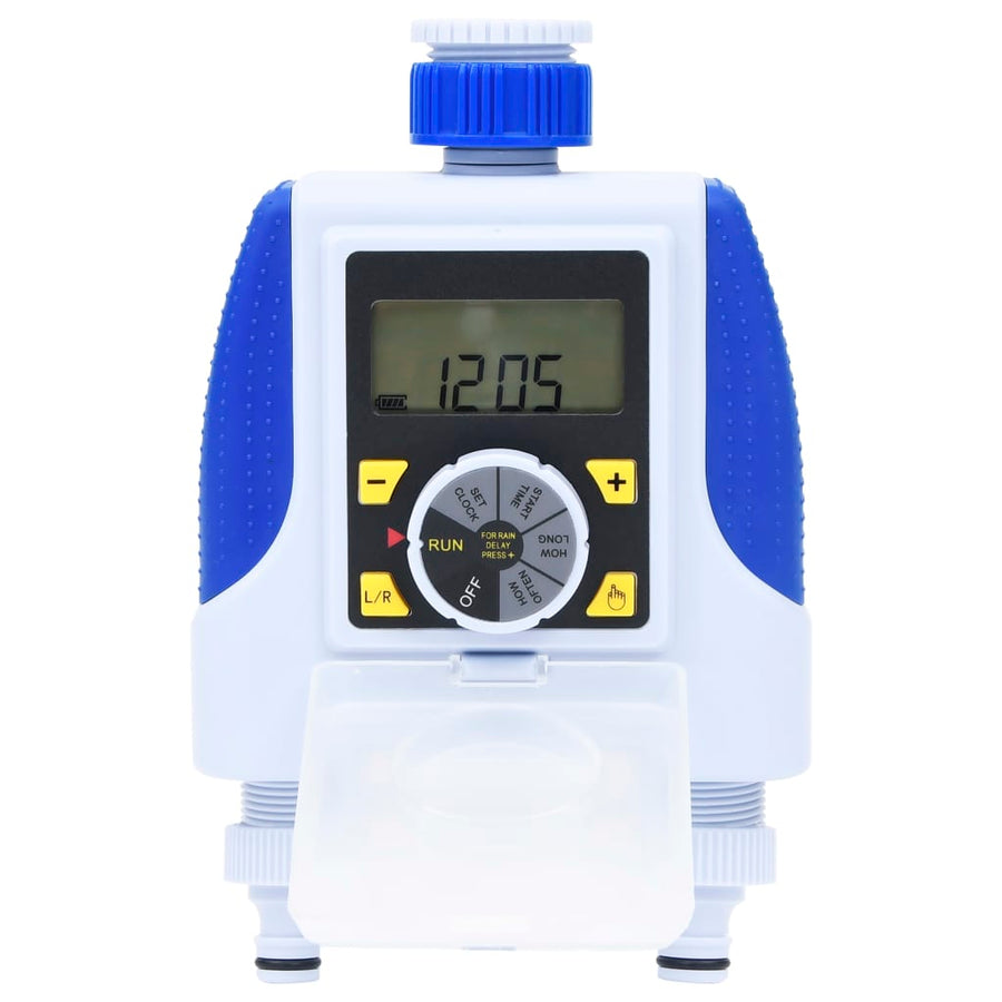 Electronic Dual Outlet Water Timer With Rain Delay