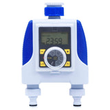 Electronic Dual Outlet Water Timer With Rain Delay - 45-Degree Angle