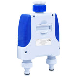 Electronic Dual Outlet Water Timer With Rain Delay - Close-Up Angle