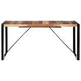 Dining Table 160x80x75 cm Solid Wood