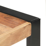Dining Table 180x90x75 cm Solid Wood - Top-Down View