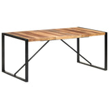 Dining Table 180x90x75 cm Solid Wood - Close-Up Angle