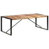 Dining Table 220x100x75 cm Solid Wood - Extra Image
