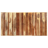 Dining Table 200x100x75 cm Solid Wood with Honey Finish - Top-Down View
